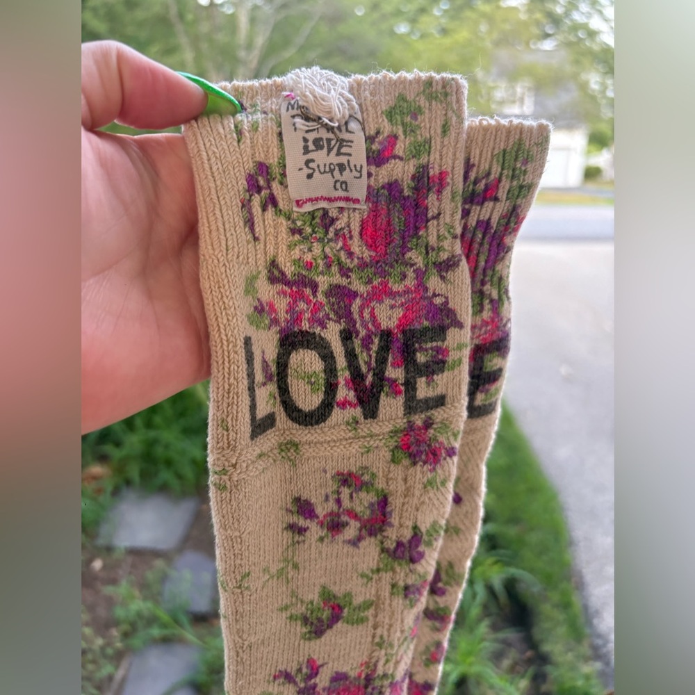 🌺 Magnolia Pearl OTK Socks NWT! Color: Floral Love Big Dipper!🌺